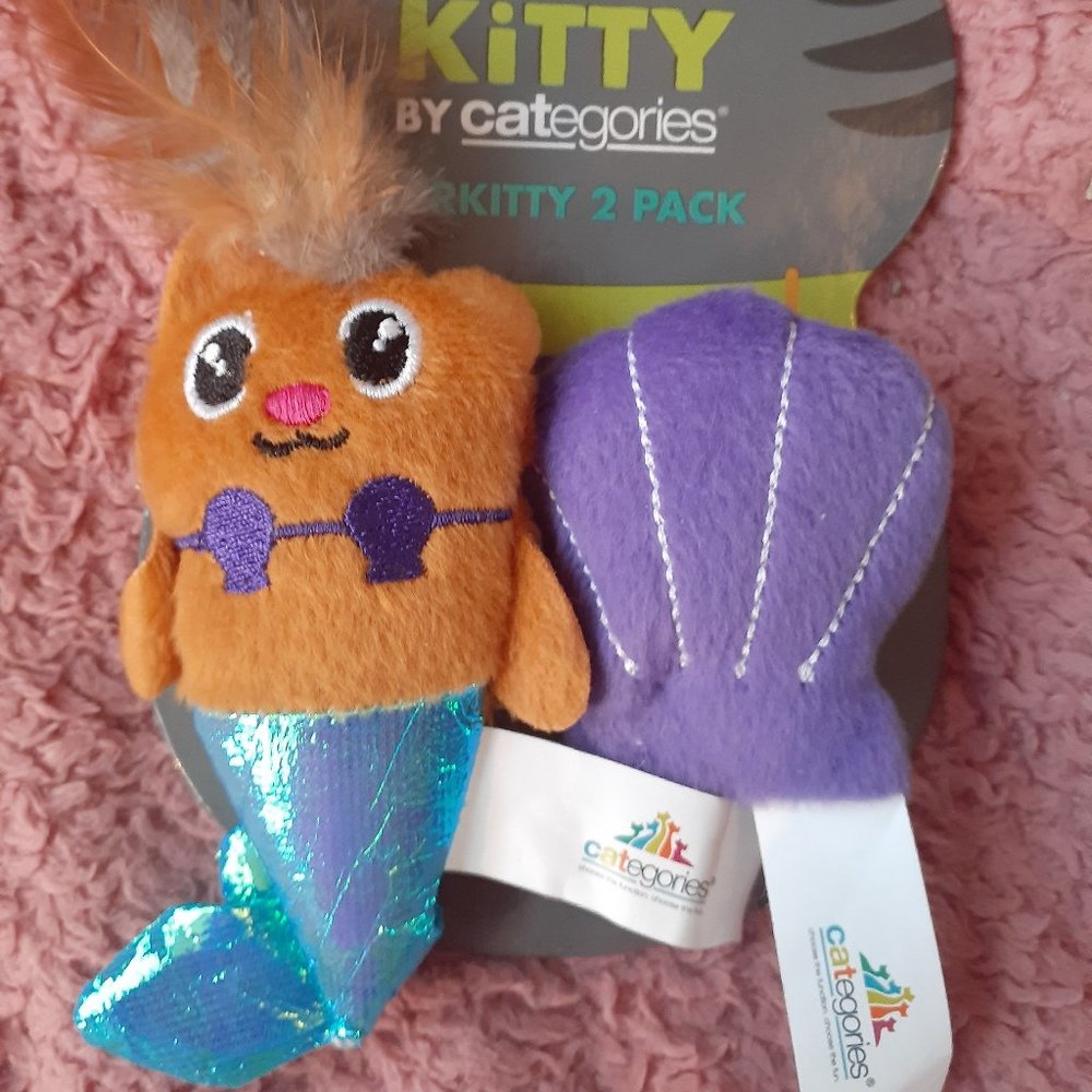 Brand New Quirky Kitty CatNip Cat Toy-2CT.